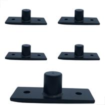 Bucha Para Pivot De Dobradiça 1201G Preto 5 Peças
