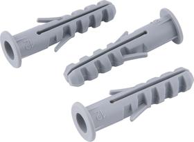 Bucha plástica 10x50mm com anel com 250 peças Vonder Bucha plástica 10x50mm com anel com 250 peças Vonder