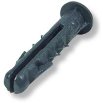 Bucha plástica m6 com anel fixação segura parede oca concreto tijolo caixa 100 unidades