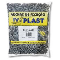 Bucha PP S06 x 30mm - 250 unidades Bucha PP S06 x 30mm - 250 unidades