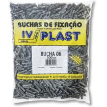 Bucha PP S06 x 30mm - 500 unidades Bucha PP S06 x 30mm - 500 unidades