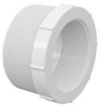 Bucha Redução 1.1/4" X 1/2 Plástico de PVC De Rosca
