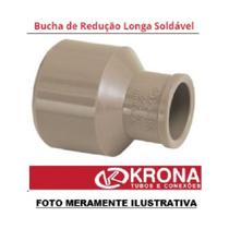 Bucha Redução Soldável Marrom Longa 75x50 - Krona Bucha Redução Soldável Marrom Longa 75x50 - Krona