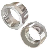 Bucha redutora LOZOME de encaixe de tubulação 2 machos x 1-1/2 fêmea SS 304