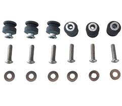 Bucha Refor P/ Fixar Bolha Dafra Nh 190 + 6 Parafusos 25mm