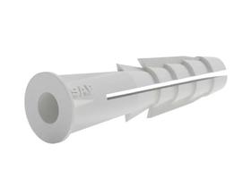 Bucha Reforçada com Borda 10mm Branco 50 Peças Usaf Bucha Reforçada com Borda 10mm Branco 50 Peças Usaf