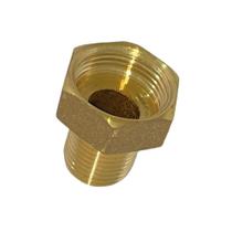 Bucha Reversão Latão Amarelo Rosca Macho 1/2'' X Fêmea 3/4''