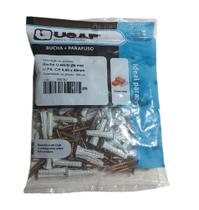 Bucha Usaf U-bs/b 6mm Parafuso Philips 4x40mm 100uni