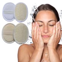 Bucha Vegetal Para Banho Com Espuma e Viés Kit 12 Und M