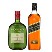 Buchanan's 12 Anos 1L + Johnnie Walker Black Label 1L