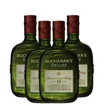 Buchanan's DeLuxe Blended Whisky Escocês 12 anos 4x 750ml