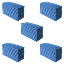 Buchas Esponjas De Fibra Azul Para Limpeza Leve Uso Geral Kit Com 50 Unidades Buchas Esponjas De Fibra Azul Para Limpeza Leve Uso Geral Kit Com 50 Unidades