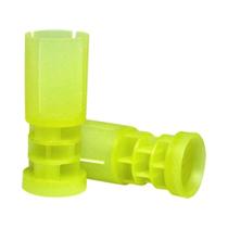 Buchas plásticas amarelas 28g para recarga cartucho plástico tamanho 16