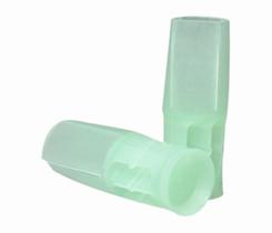 Buchas plásticas verde 24g para recarga cartucho plástico cônico calibre 24