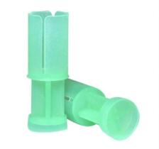 Buchas plásticas verdes 12 g para recarga cartucho plástico cônico calibre 32