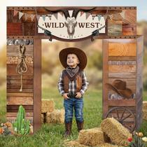 Bucherry Decorações de Festa Cowboy Western com Caixas de 30 cm Bucherry Decorações de Festa Cowboy Western com Caixas de 30 cm