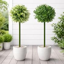 Buchinhos Bucho Verde Planta Artificial Jardim 80cm Kit 2pçs Buchinhos Bucho Verde Planta Artificial Jardim 80cm Kit 2pçs