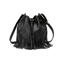 Bucket Bag Gladdon Leather Black para mulheres