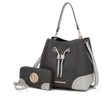 Bucket Bag MKF Collection Candice Color Block com carteira