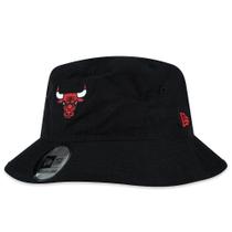 Bucket Chapéu New Era Chicago Bulls NBA Ripstop Preto