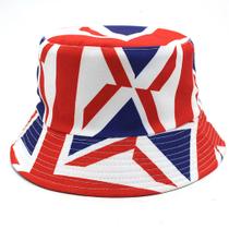 Bucket Hat, bandeira do Reino Unido, chapéu de sol unissex para mulheres, homens, adolescentes e senhoras Bucket Hat, bandeira do Reino Unido, chapéu de sol unissex para mulheres, homens, adolescentes e senhoras