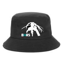 Bucket Hat Black Rocks Shooters Anime unissex 56-58 cm