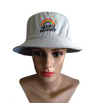 Bucket Hat Chapeu Bordado Estampa Multicolorida De Arco Iris