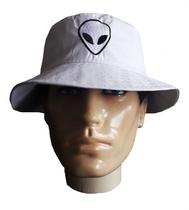 Bucket Hat Chapeu Copa Lisa Sem Costura Bordado Et Alien