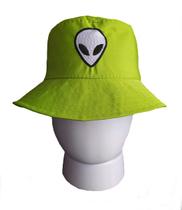 Bucket Hat Chapeu Copa Lisa Sem Costura Bordado Et Alien