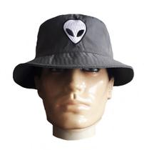 Bucket Hat Chapeu Copa Lisa Sem Costura Bordado Et Alien