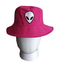 Bucket Hat Chapeu Copa Lisa Sem Costura Bordado Et Alien