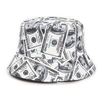 Bucket Hat Dollars Anime Unissex Casual Beach Sun 56-58 cm