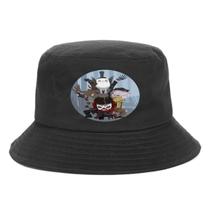Bucket Hat Identitys Anime Sun para adultos de algodão de 56 a 58 cm