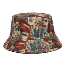 Bucket Hat London Anime Unissex Casual Beach Sun 56-58 cm Bucket Hat London Anime Unissex Casual Beach Sun 56-58 cm