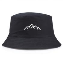 Bucket Hat Mountains Anime unissex casual Beach Fisherman's S