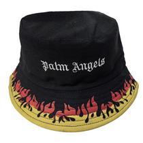 Bucket Hat Palms Angels Anime, unissex, poliéster de praia