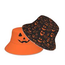 Bucket Hat Rervhei Halloween Jack Lantern para mulheres e homens