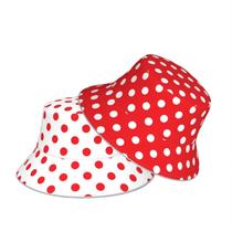 Bucket Hat Rervhei Polka Dot Fashion Sun Cap Unissex