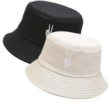 Bucket Hat XYIYI Skull, pacote com 2 unidades, algodão e poliéster, 56-58 cm Bucket Hat XYIYI Skull, pacote com 2 unidades, algodão e poliéster, 56-58 cm