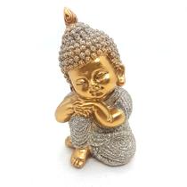 Buda Baby Bebê Refletindo Baby Buda Brilhante Estatueta 8 cm Buda Baby Bebê Refletindo Baby Buda Brilhante Estatueta 8 cm