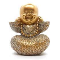 Buda Baby Bebê Surdinho Baby Buda Estatueta 9 cm Brilhante