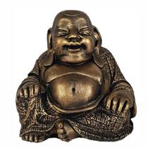 Buda Chinês Da Fortuna sorte budismo grande cor ouro