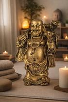 Buda Chinês Fortuna Imagem Decorativa Esoterica Resina Buda Chinês Fortuna Imagem Decorativa Esoterica Resina