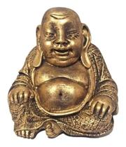 Buda Chines Grande de Resina Hindu Meditação Budismo - Decore Casa