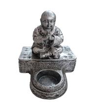 Buda chines na base c/ castiçal