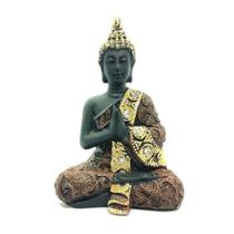 Buda Com Pedras G Preto - Mãos Unidas - Master Chi