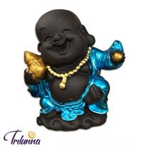 Buda Da Fortuna 06cm Color Azul - Mod D - Trilunna