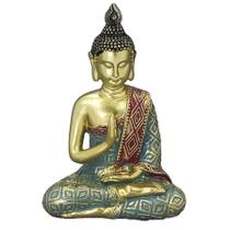 Buda Decorativo Em Resina Sabedoria hindu meditação fortuna Reflexão zen monge - 174