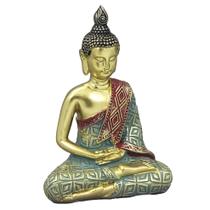 Buda Decorativo Em Resina Sabedoria hindu meditação fortuna Reflexão zen monge - 174 Buda Decorativo Em Resina Sabedoria hindu meditação fortuna Reflexão zen monge - 174
