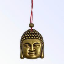 Buda Dourado Feng Shui Resina 45mm com Cordão para Pendurar - META ATACADO